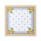 Threadmade Home Capri Lemon Double Border Napkin Set of 4, Multicolor - 17"W x 17"L